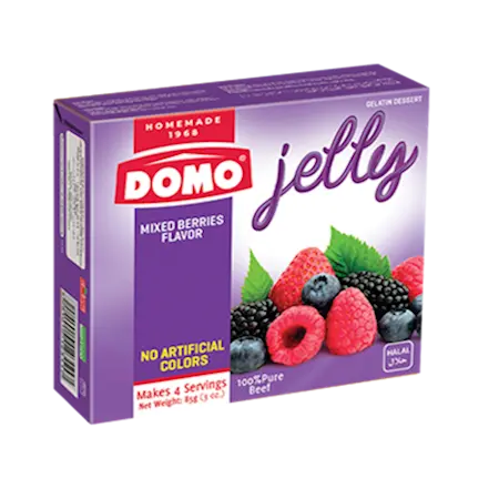 [V1-565] Domo Jelly Beef Mixed Berries 85G