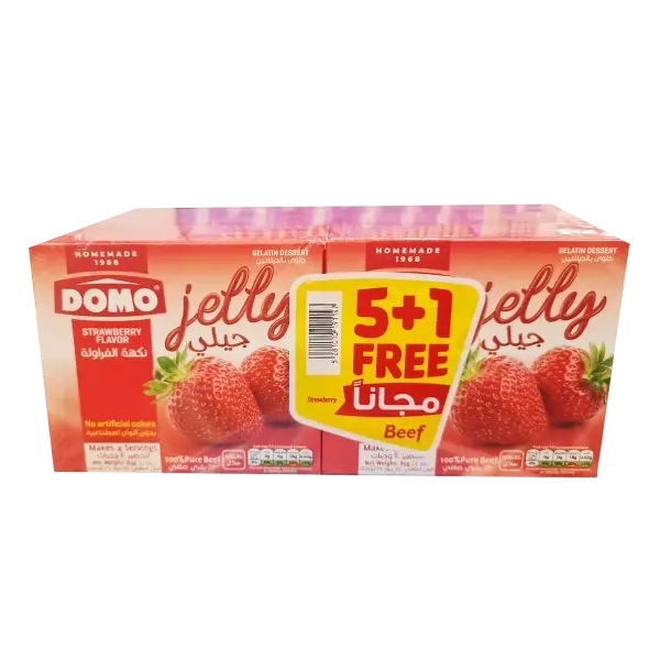 [V1-571] Domo Jelly Beef Strawberry 5+1 offer