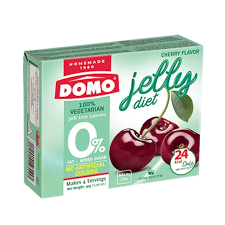 [V1-575] Domo Diet Jelly Vegetarian Cherry 30G