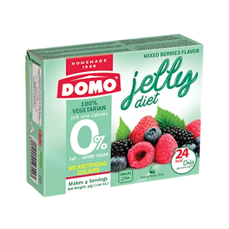 [V1-576] Domo Diet Jelly Vegetarian Mixed Berries 30G